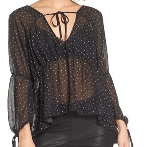 BNWOT For Love And Lemons Truffles Blouse